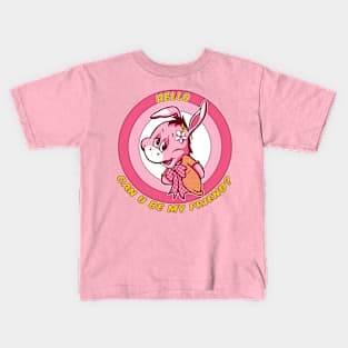 cute donkey friend character design Kids T-Shirt